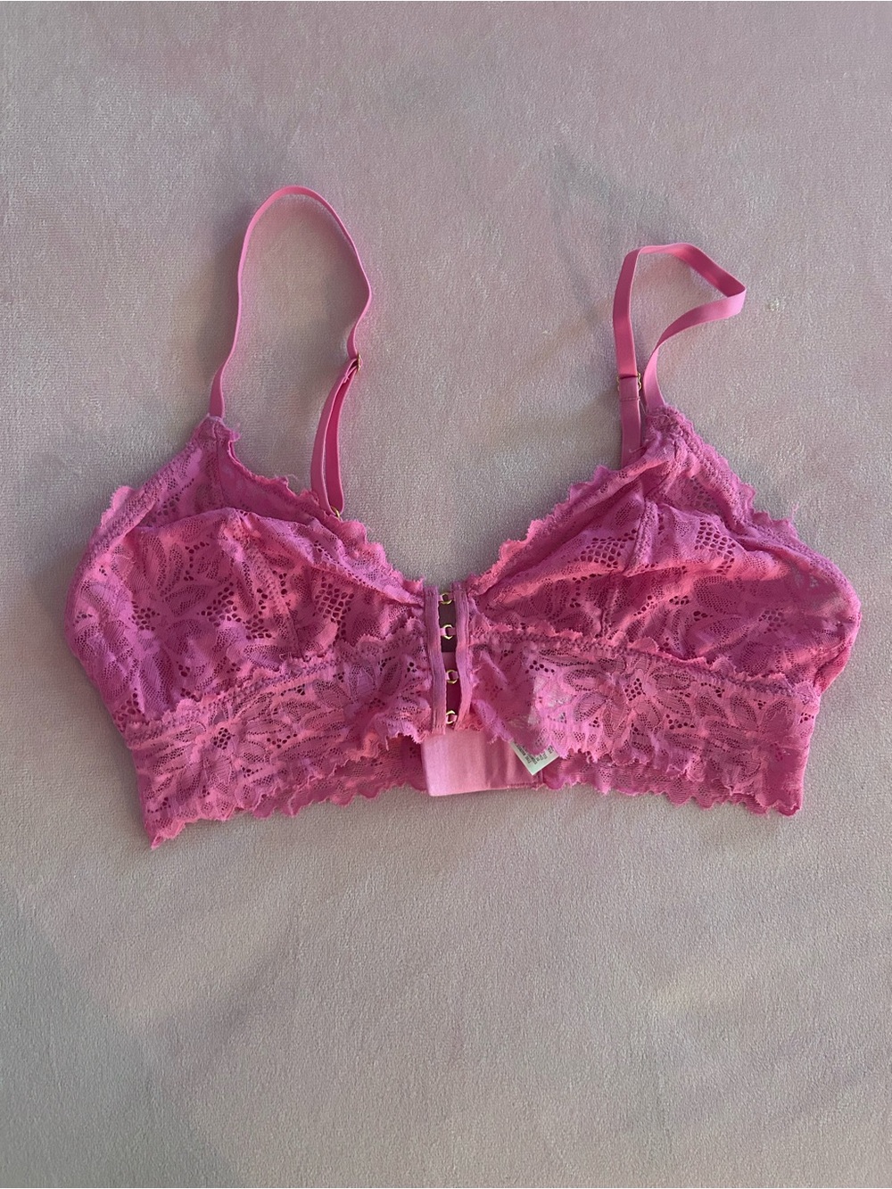 aerie Pink Lace Bralette